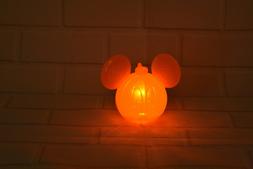 Disney Parks Disneyland Mickey Pumpkin Bottle Topper & Straw