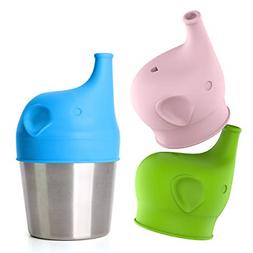 Perfect Transition Baby Bottle Kids Cup Stretchable Lids fit
