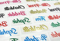 Personalised Name Sticker Vinyl Decal for Water Bottle Lunch