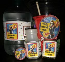 @PERSONALIZED CAPTAIN MARVEL PARTY KISS/BUBBLE/NUGGET/WATER 