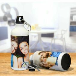 Personalized Metal Water Bottle | Custom Image Text & Design