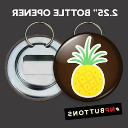 Pineapple Keychain Bottle Opener 2.25" fun