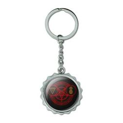 Pineapple Pizza Pentagram Unholy Combo Metal Pop Cap Bottle 