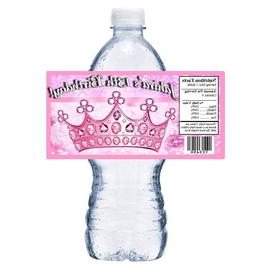 PINK PRINCESS CROWN TIARA PERSONALIZED BIRTHDAY PARTY FAVORS