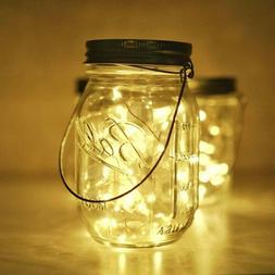 Plastic Bottle Lid Solar Powered LED String Fairy Lights Lam