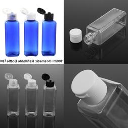 Plastic Refillable Bottle Makeup Liquid Container Cosmetic J