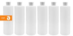Dispenser Flip Cap Oils/shampoos Set 6 White Caps
