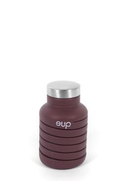 QUE plum 20 oz. Collapsible Silicone Water Bottle​  New