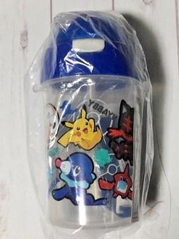 Pokemon Blue Water Bottle with Straw Baby Toddler Kids Japan