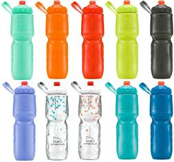 Polar ZipStream 24oz Insulated Bike / Cycling Sport Water Bo
