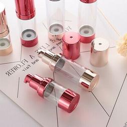 Portable Empty Cosmetic Airless Bottle Plastic Pump Travelin