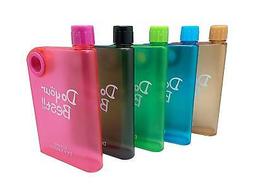 Portable Notebook Style Ultra Slim Water Cup for School,Outd