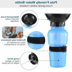 Portable Pet Water Bottle Dispenser Drink Cup for Dog Puppy 