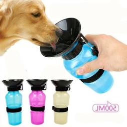 Portable Water Bottle Dispenser Cup for Dog Pet Puppy Travel