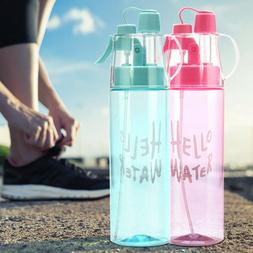 Portable Water Bottle Sport Spray Bottle Moisturizing Drinki