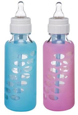 Dr. Brown's Protective Bottle Sleeve 8 Oz, Blue/Pink, 2 Pack