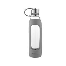 Contigo 20 oz. Purity Glass Water Bottle with Tethered Lid -