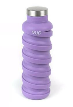 que Bottle - 20 oz. Purple NIB - Collapsible Water Bottle. B
