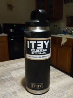 YETI Rambler 36oz BLACK  Vacuum Insulated Stainless Steel Bo