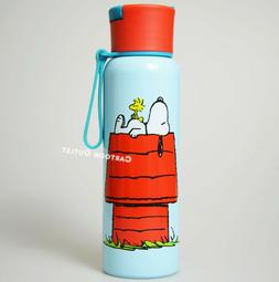 Red BLUE Water Bottle Peanuts SNOOPY WOODSTOCK REUSABLE META