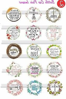 Religious Quotes Bible Verses Christ god Floral 15-1"  Precu