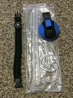 Replacement Lid, Straws, Brush and Cord for Hydro Flask Wide