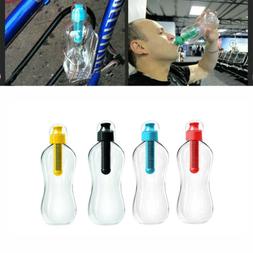 Reusable Sports Water Bottle Outdoor Hiking Hydration Filter