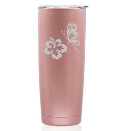Rose Gold Double Wall Stainless Steel Tumbler Travel Mug But