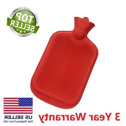 Rubber HOT WATER BOTTLE Bag WARM Relaxing Heat / Cold Therap