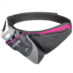 PYFK Running Belt Hydration Waist Pack with Water Bottle Hol