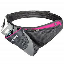 PYFK Running Belt Hydration Waist Pack with Water Bottle Hol