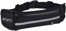 Running Belt Waist Pack Waist Bag with Water Bottle Holder 