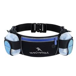 Running Hydration Belt Waist Bag with Water-Resistant Pocket