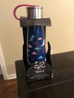 S'ip by S'well Stainless Steel Bottle-10 Fl Oz-Dino Days-Dou