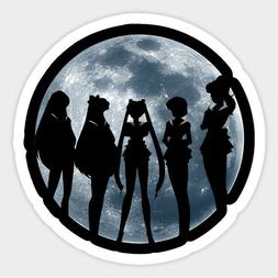 Sailor Moon Moonlight Team Vinyl Wall Bumper Bottle Phone De