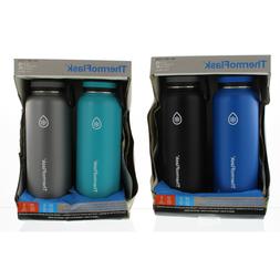 Set of 2 Thermo Flask Double Wall Vacuum Insulated Stainless