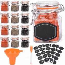 -12 Airtight Flip Top Bottles