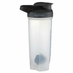 Contigo Shake & Go Fit Snap Lid Shaker Bottle, 28 oz, Black