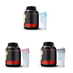 Shake Sport Water Bottle Mixer Ball Protein Gym Running Jogg