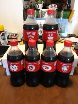 Share Coke College Logo Lot rare Alabama Georgia Notre Dame 