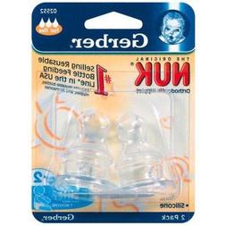 Nuk Silicone Nipple Two Pack in Size Two