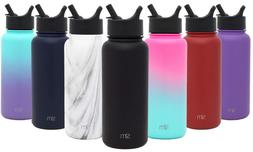 Simple Modern Summit Water Bottle with Straw Lid - Wide Mout