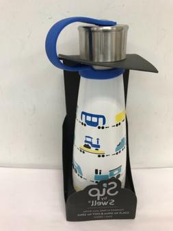 sip by swell water bottle 10 Oz Kids Blue Cup with Cars/Trai