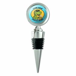 Sleep When Your Extinct Dinosaur Funny Humor Wine Bottle Sto