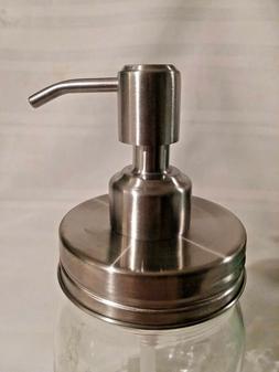 SOAP PUMP DISPENSER STAINLESS STEEL LID and PUMP  / Converte