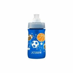 Brita Soft Squeeze Water Filter Bottle For Kids, Navy Blue S