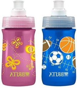 Brita Soft Squeeze Water Filter Bottle For Kids, Variety 2 P