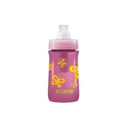 Brita Soft Squeeze Water Filter Bottle For Kids, Pink Butter