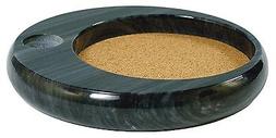 Sommeliers Wine Bottle Coaster, Black Marble