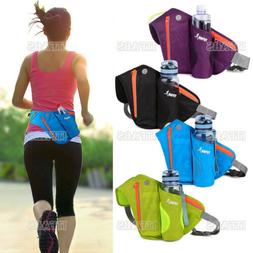 Sport Belt Waist Pack Pouch Water Bottle Holder Bag For Runn